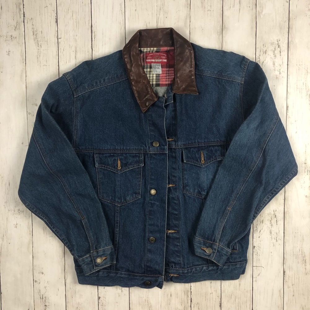Vintage Marlboro Denim Blue Jean Jacket